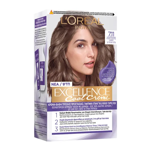L'Oreal Βαφή Μαλλιών Excellence 48ml | Απόχρωση No 7.11