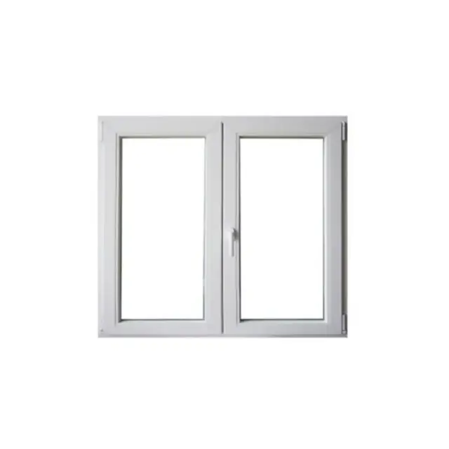 Δίφυλλο ανοιγόμενο παράθυρο PVC Kommerling 76AD 130x210