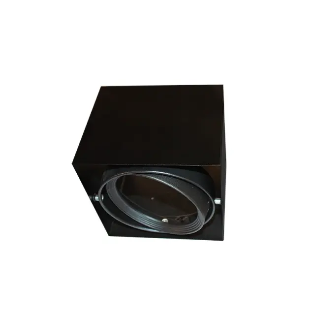 Aca Light ΣΠΟΤ ΟΡΟΦΗΣ AR111 ΜΟΝΟ ΜΑΥΡΟ 150x150x120