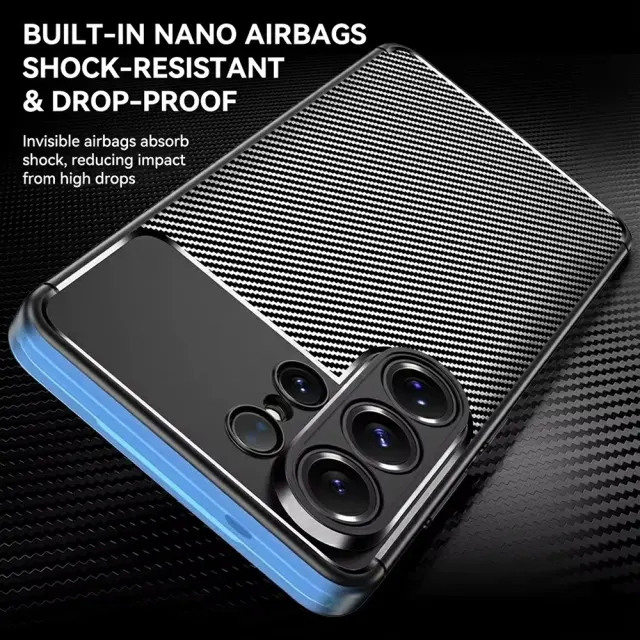 Techsuit® CarbonFiber Θήκη για Galaxy S26 Ultra - Black 2