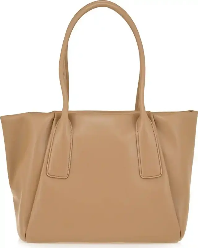 Tommy Hilfiger Γυναικεία Μεγάλη Τσάντα Ώμου Essential Tote Μπεζ 3