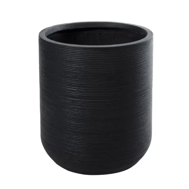 Μαύρο Κασπώ Δαπέδου Φ45x45cm Τσιμεντένιας Αισθητικής DAMASCUS