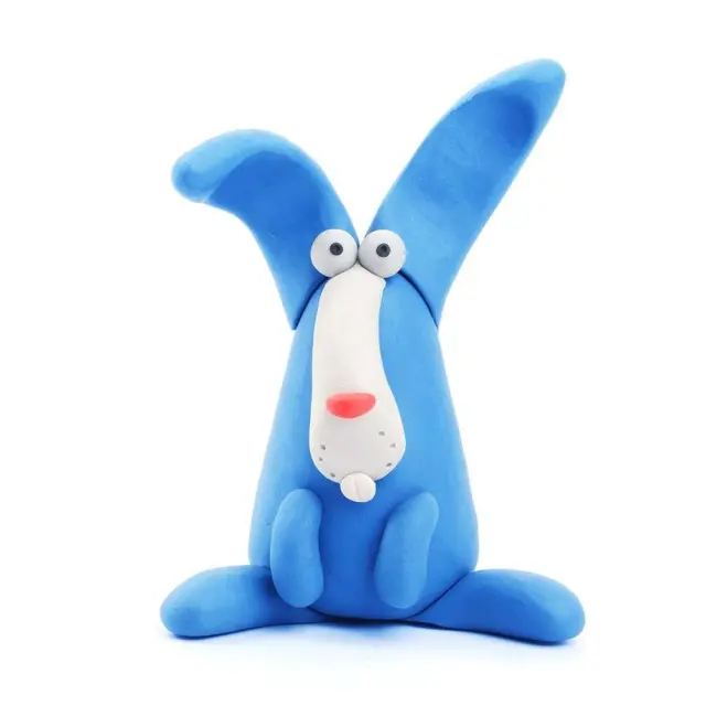 Hey Clay Κατασκευές από Πολύχρωμο Πηλό Animals Rabbit (3+ ετών) 50116 2