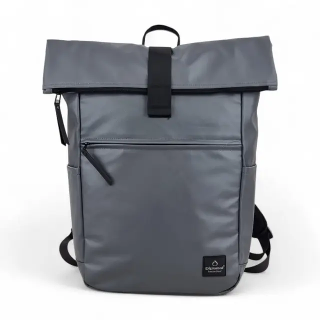 Αδιάβροχο Σακίδιο Πλάτης Diplomat Brooklyn BR306 – 15lt (43x28x14 cm) με Θήκη Laptop 15,6" - Μαύρο