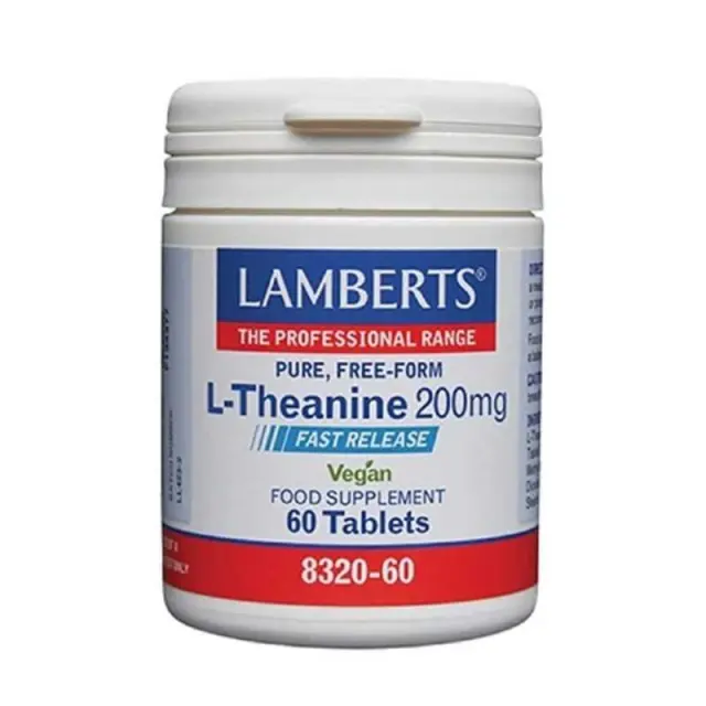 LAMBERTS L-Theanine 200mg - 60 Ταμπλέτες