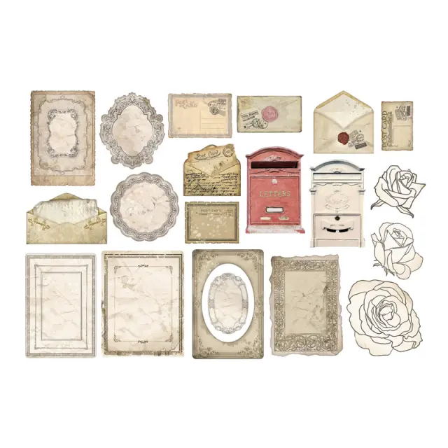 Αυτοκόλλητα Die Cuts-Ephemera Stamperia, Create Happiness Christmas, Letter 2