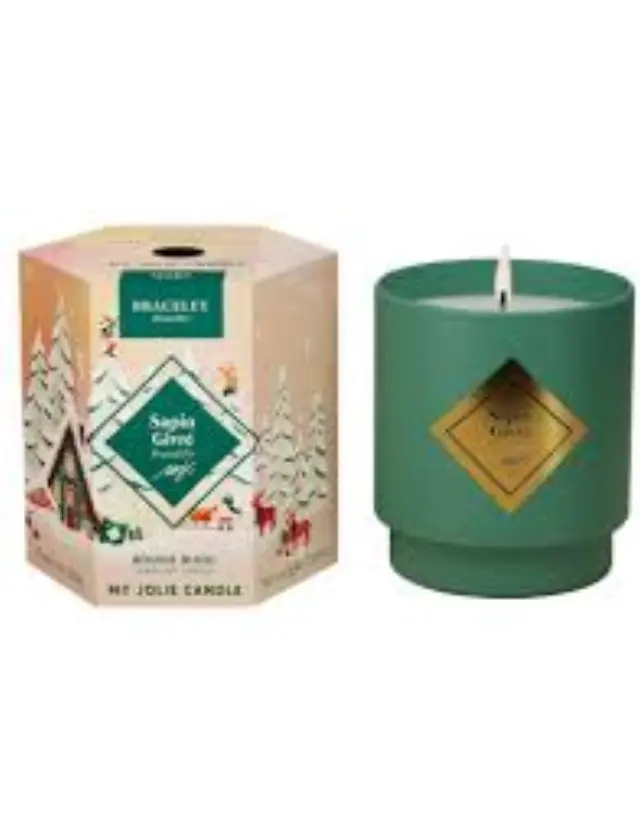 My Jolie Candle Noel Sapin Givre Gold Bracelet Χριστουγιεννιάτικο κερί με κόσμημα Βραχιόλι έκπληξη 2