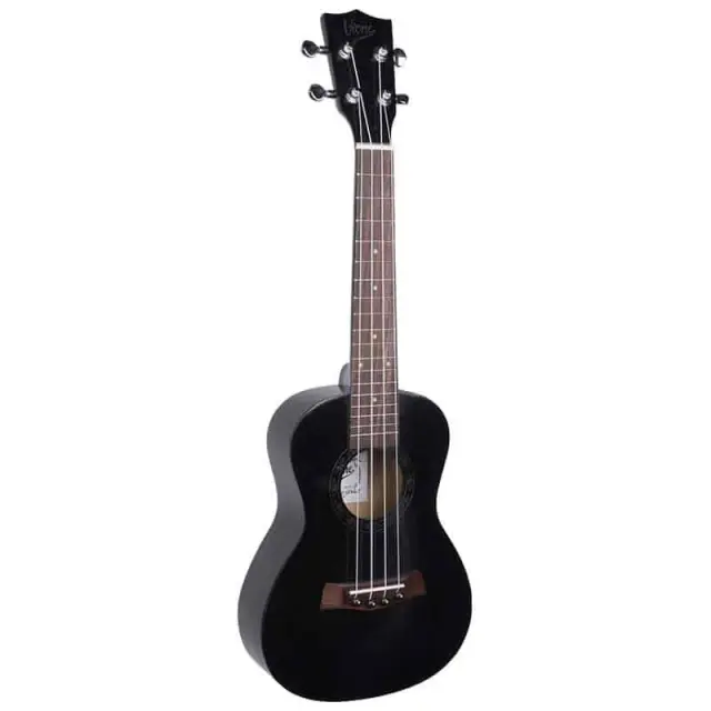 V-TONE UK23 BK acoustic concert ukulele 23" black + cover 2
