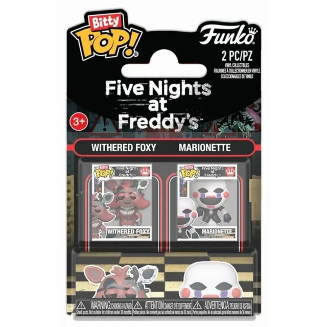 Φιγούρες Funko Bitty Pop! 2-Pack: Five Nights at Freddy s - Withered Foxy & Marionette Vinyl Figures