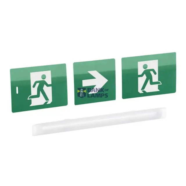 Exiway Light, sign kit rectangular 20m