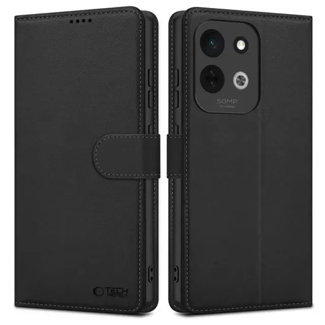 Tech-Protect Θήκη Κινητού Xiaomi Redmi 17 4G / 5G Wallet Black