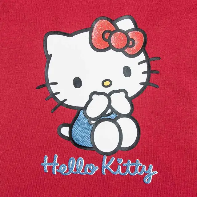 Μπλούζα Hello Kitty με ανάγλυφα γράμματα 2