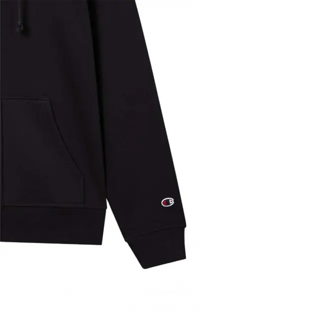 Champion Men's Fleece Full-Zip Small Logo Hoodie Μαύρο 221794-KK001 (Champion) - Small 2