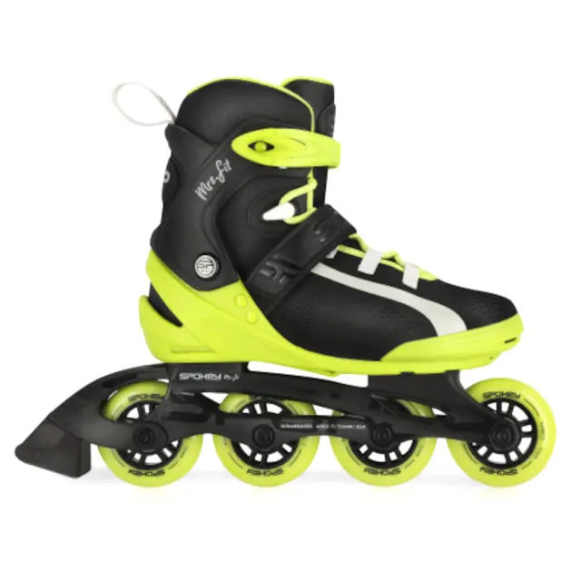Πατίνια Roller Skates Αυξομειούμενα Inline Carbon Spokey Lime 5905339407535 - 37 2
