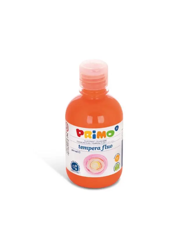 Primo Τέμπερα Μπουκάλι 300ml Fluo Πορτοκαλί/ 255TF300250 (Primo)