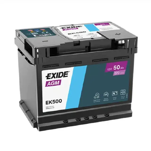 Μπαταρία EXIDE AGM EK500 12V 50Ah 570A (EN)