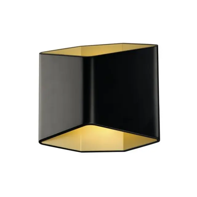Wall Luminaire CARISO, LED 2, 7.5W LED, 3000K, Black/ brass