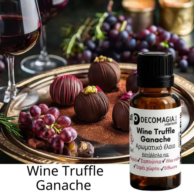 Άρωμα για κερί και σαπούνι 50ml, Wine Truffle Ganache