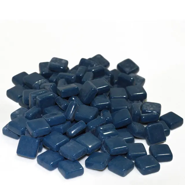 Γυάλινη Ψηφίδα Pure Glass PG28 - 10x10mm - Dark Turquoise - 100gr