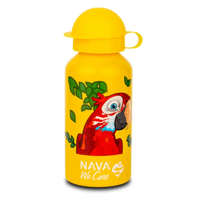 Nava Παιδικό Παγούρι Αλουμινίου Κίτρινο 400ml