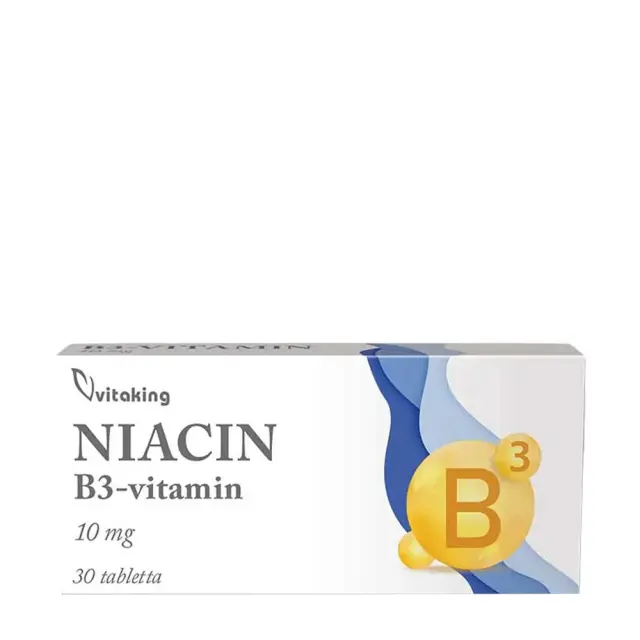 Vitaking Niacin B-3 10 mg 30 Tablets