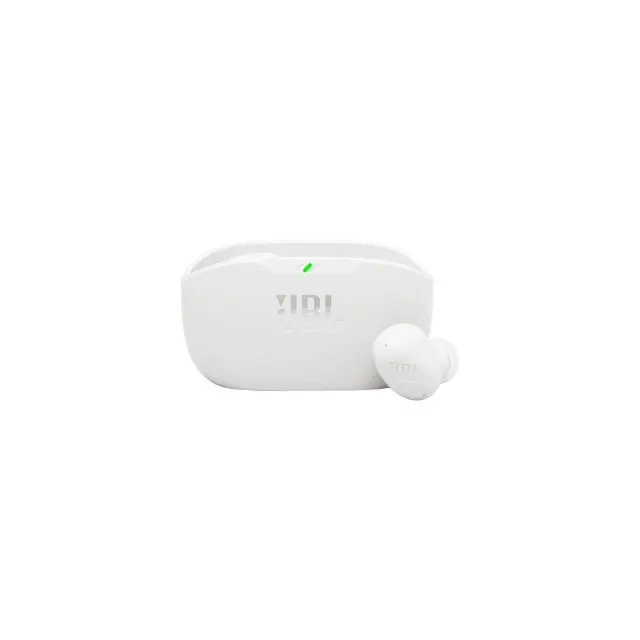 JBL Wave Buds 2 ANC White – Ασύρματα Bluetooth 5.3 Ακουστικά In-Ear με Pure Bass, 4 Μικρόφωνα, IP54 + 40 Ώρες