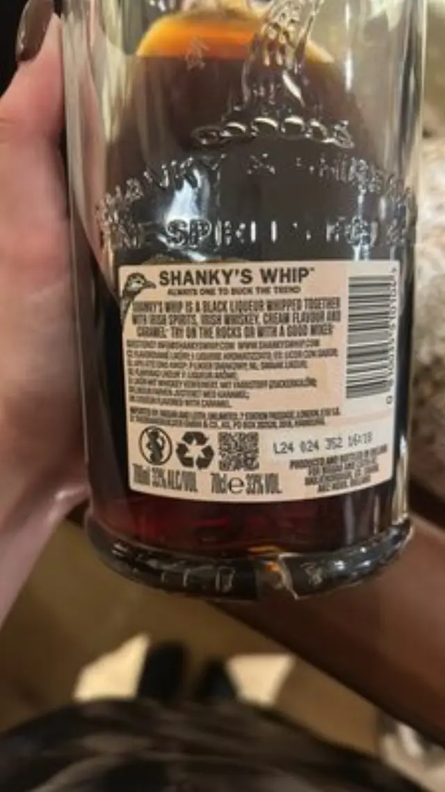 SHANKY S WHIP IRISH WHISKEY LIQUER 700ML