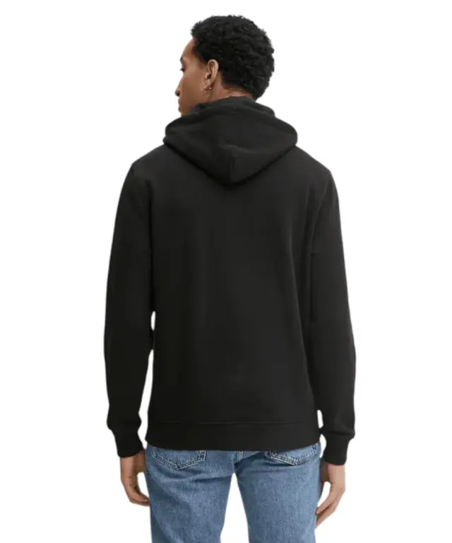 Tommy Hilfiger - Ανδρικό Φούτερ με Κουκούλα και Τσέπες Badge Regular Fit DM0DM20258-BDS Μαύρο 3