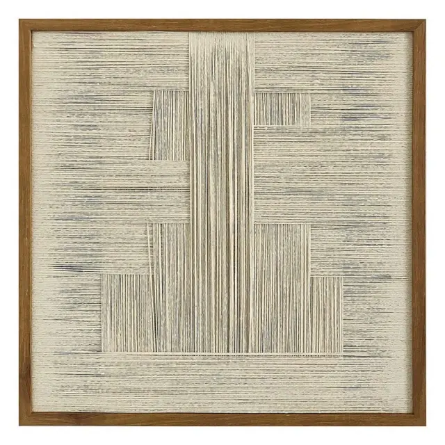 Πίνακας με κορνίζα μπεζ–καφέ 50x50x2,8cm Espiel NIM106