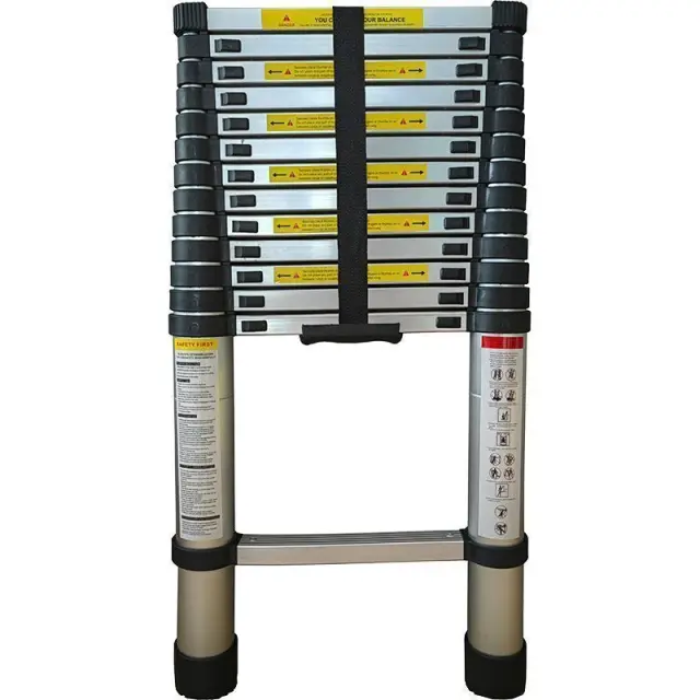 BORMANN BHL7030 - BORMANN BHL7030 Σκάλα Τηλεσκοπική Αλουμινίου 14 Σκαλιά 4.1m (051398) 2
