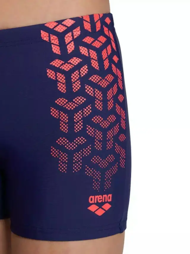 Arena Boy's Swim Short Graphic Navy-Fluo-Red 006720740 - 164 3