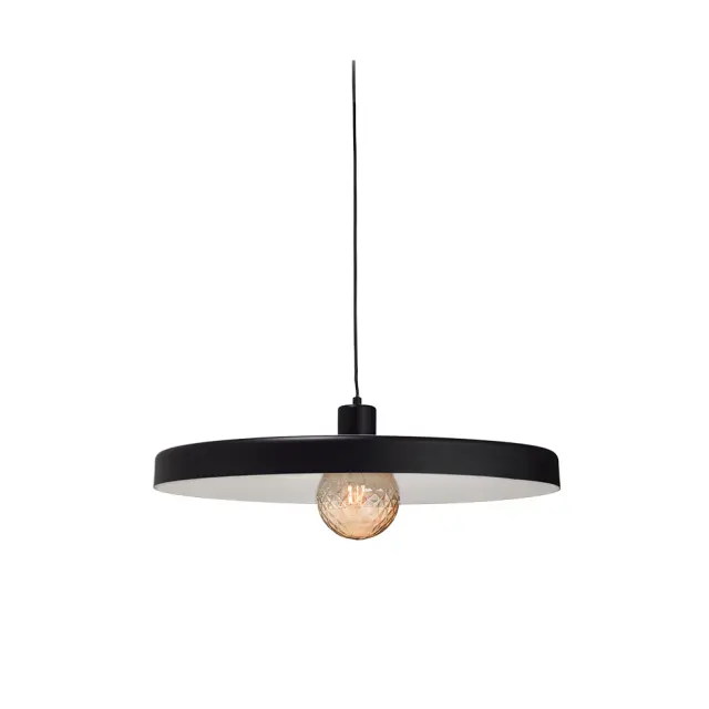 AcaLight Offer NETTO ΦΩΤΙΣΤΙΚΟ ΚΡΕΜΑΣΤΟ ΜΑΥΡΟ ΜΑΤ ΜΕΤΑΛΛΙΚΟ ΣΥΜΒΑΤΙΚΟ 1ΧΕ27 IP20 Φ100Χ1200mm