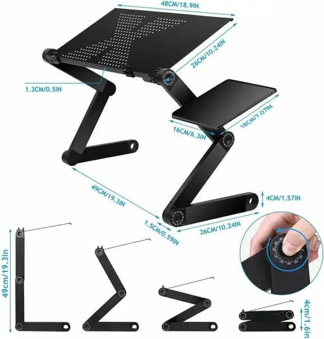 T9 Τραπεζάκι για Laptop με 1 Ανεμιστήρα 3