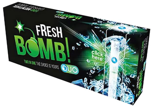 Fresh Bomb Άδεια Τσιγάρα Click Tubes Menthol - 100τεμ