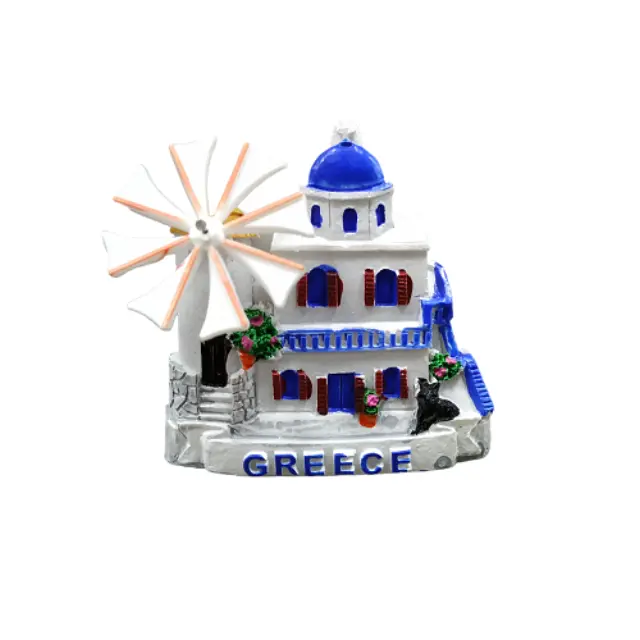 Tουριστικό μαγνητάκι Souvenir – Σετ 12pcs - Resin Magnet - Greece - 678178