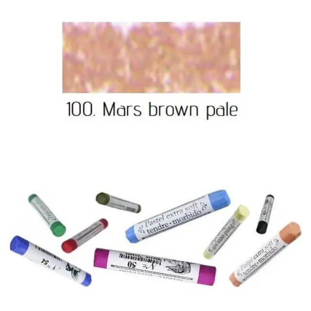 Soft pastel Extrafine Renesans - Mars brown pale
