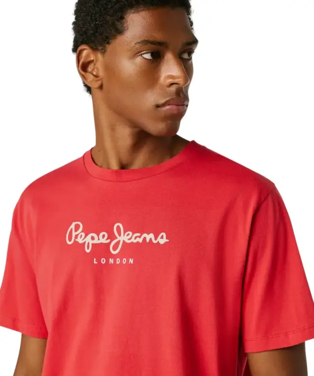Pepe Jeans - Ανδρικό T-shirt Eggo N PM5010178-249 Κόκκινο 3
