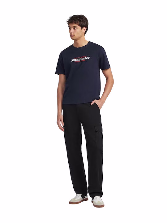 Guess T-shirt Mπλέ Σκούρο Μπλε Σκούρο 3