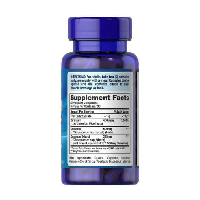 Puritan's Pride Cinnamon Complex with High Potency Chromium 2