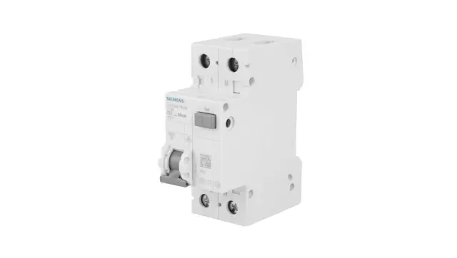 RCBO, 6 kA, 1P+N, type A, 30 mA, C-char, In: 16 A, Un AC: 230 V