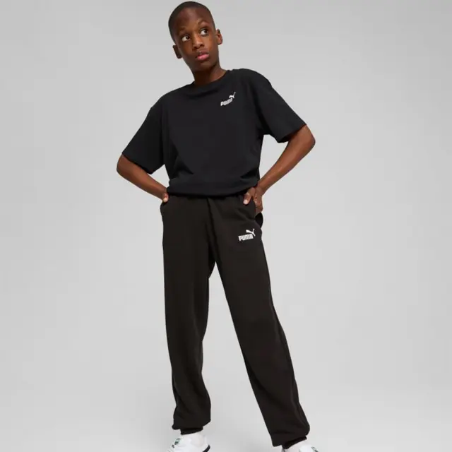 Puma Logo Sweatpants ΠΑΙΔΙΚΟ ΠΑΝΤΕΛΟΝΙ (684914-01) - Μαύρο 3