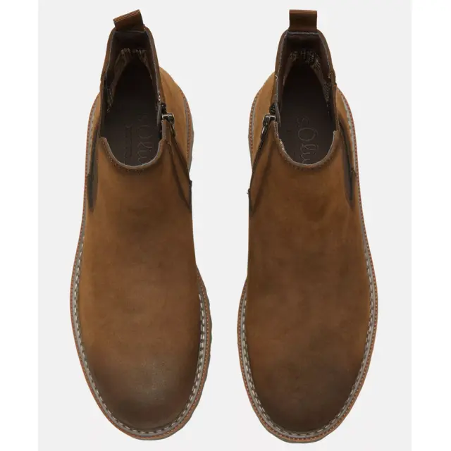 Ανδρικά Μποτάκια s.Oliver 2183501.8800 Καφέ Suede Καφέ S. Oliver - 42 3
