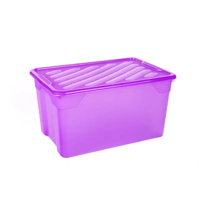 Home Plast Κουτί αποθήκευσης πλαστικό μώβ NAK BOX 67L (5200310901669)