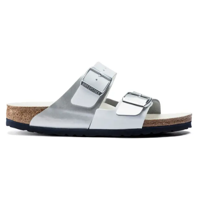 Birkenstock Πέδιλα Γυναικείο Birko-Flor(ανθεκτικό υλικό της Birkenstock-επιτρέπει την επαφή με το νερό) Άσπρο BIR/ARIZONA 1020927WHI/SILV