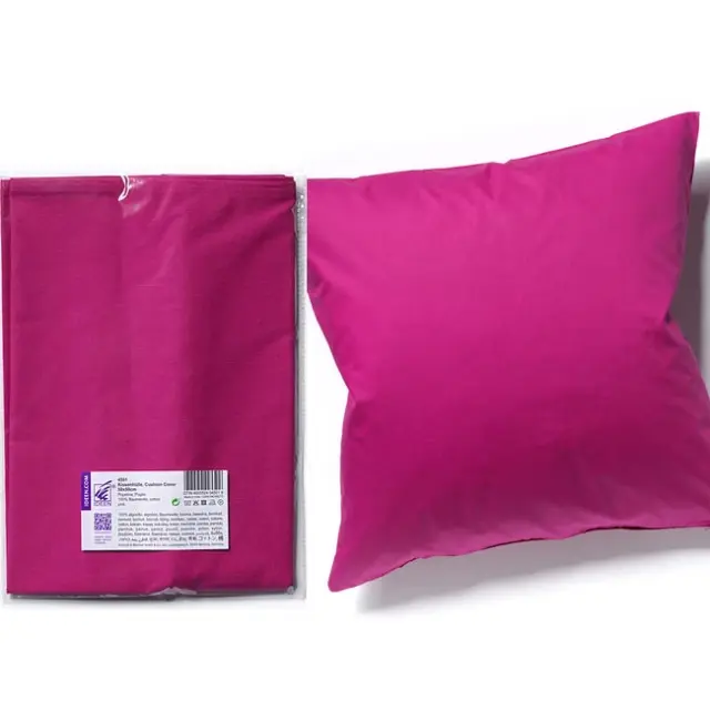 Μαξιλαροθήκη 100% Βαμβακερή, Pink - 50x50cm