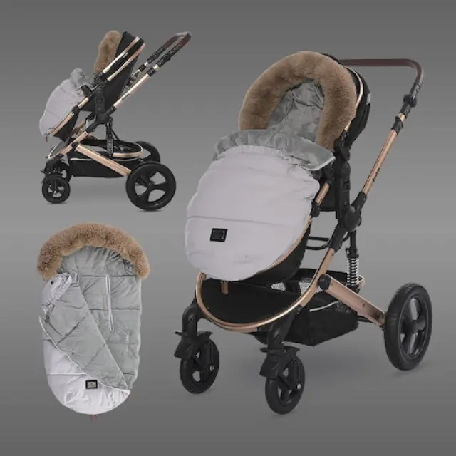 Lorelli Thermo Luxe Ποδόσακος Καροτσιού 88*46cm Grey 10420030002 2