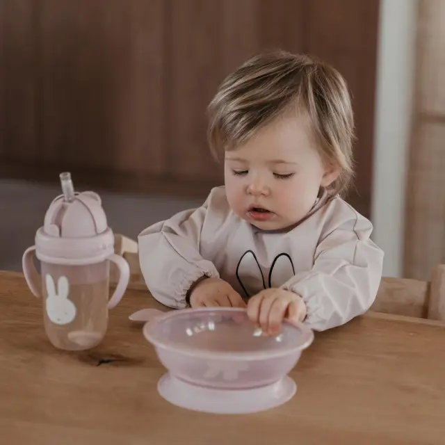 Σαλιάρα με Μανίκια Miffy Pink KOKO 3
