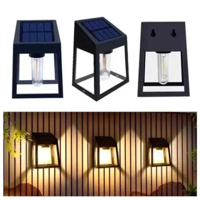 Ηλιακά Led επιτοίχια φωτιστικά 4τμχ