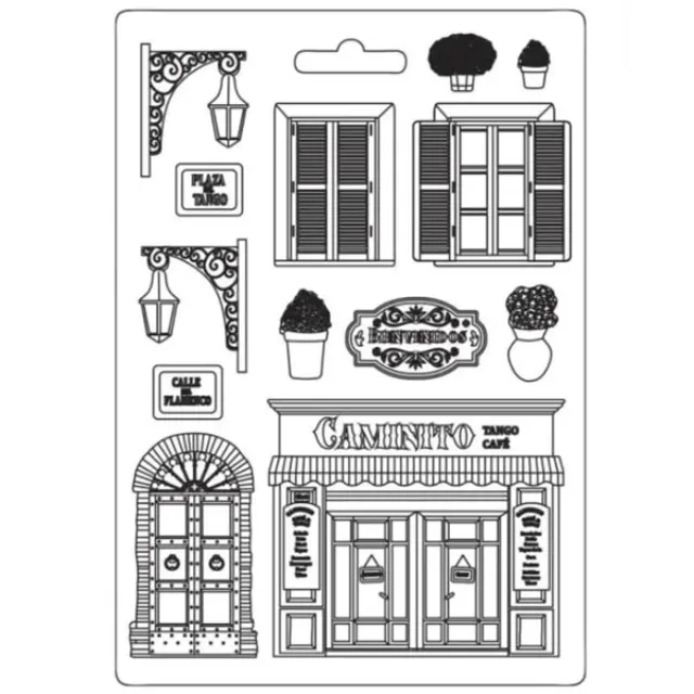 Εύκαμπτο Καλούπι για Σαπούνι-Γύψο - 21x29.7cm - Desire Street