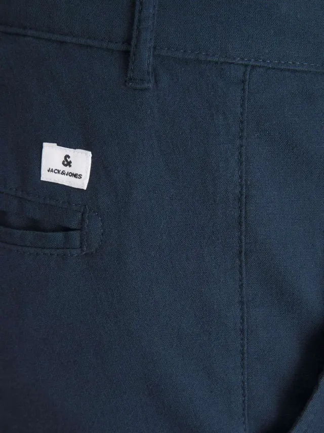 JPSTOLLIE JJDAVE LINEN Navy Blazer - 29 , 32 3